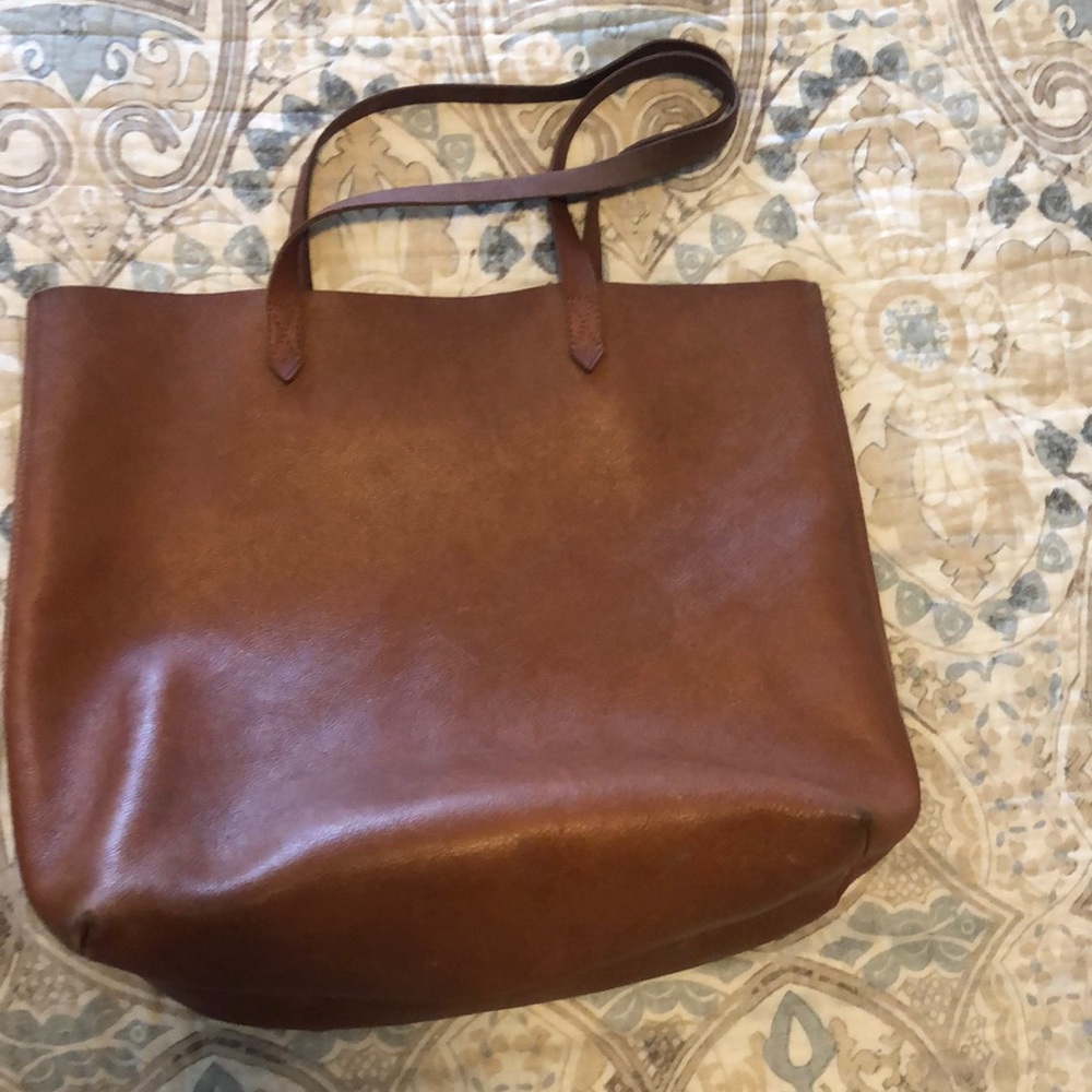 Madewell leather tote